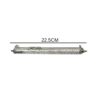 22.5cm 925 Sterling Silver Large Mezuzah Case – traditional design with dimension reference