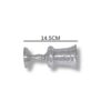 925 Sterling Silver Kiddush cup in horizontal position – 14.5cm with measurement