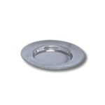 Angled shot of serving plate for wine cup or ritual goblet