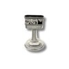 Havdalah Candle Holder with ornate Hebrew engraving
