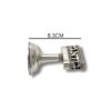 Side view of Sterling Silver Havdalah Candle Holder showing detailed measurements