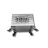 Front panel of Sterling Silver Havdalah Besamim Box with Besamim inscription