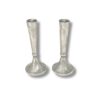 Silver Hammered Candlesticks with modern elegant design