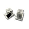 Sterling Silver Tefillin Boxes with the words “קשרתם” and “ידך” engraved on each side