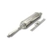 925 Silver Megillat Esther Case with decorative handle and removable scroll bar