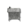 925 Sterling Silver Tzedakah Box with traditional Jewish charity inscription