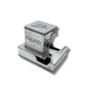 Sterling Silver Tefillin Box with engraved Western Wall design and Hebrew lettering