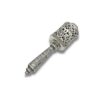 Handcrafted 925 Sterling Silver Purim Gragger with ornate handle detail
