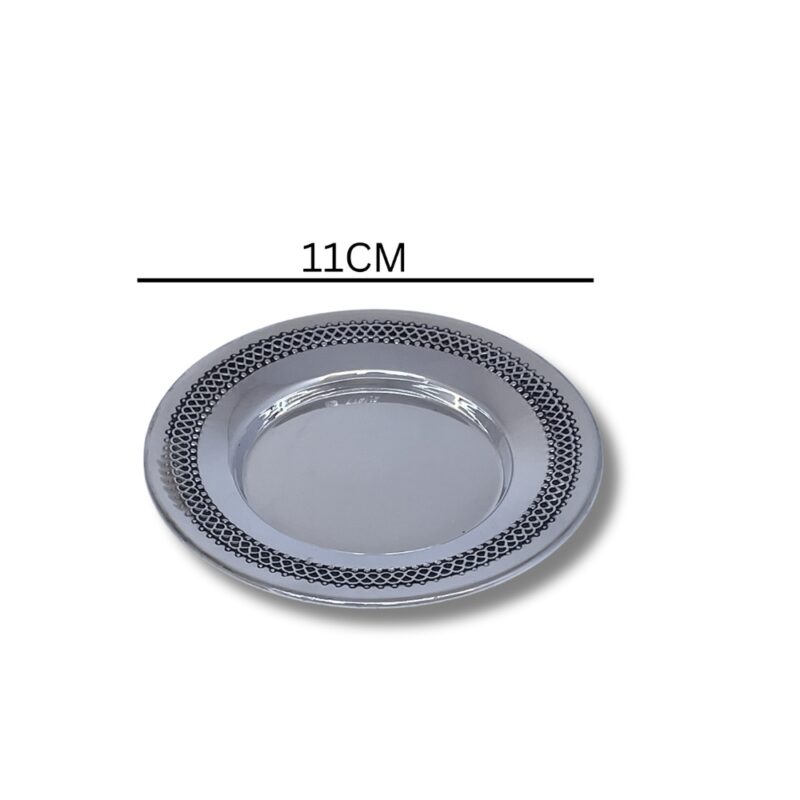 Matching 925 silver filigree plate – 11cm wide