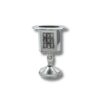 Sterling silver candle holder for Havdalah with textured square design