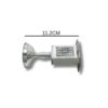 Side view of 925 Sterling Silver Havdalah Candle Holder with 11.2cm width