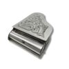 Piano-shaped Sterling Silver Spice Box with engraved top and besamim design