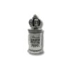 Front view of 925 Sterling Silver Megillat Esther Case with crown top