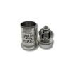 Opened 925 Sterling Silver Megillat Esther Case showing detailed interior