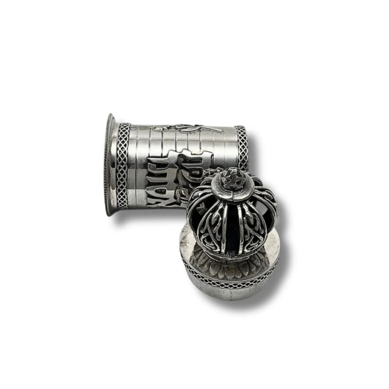 Handmade 925 Sterling Silver Megillat Esther Case with intricate filigree