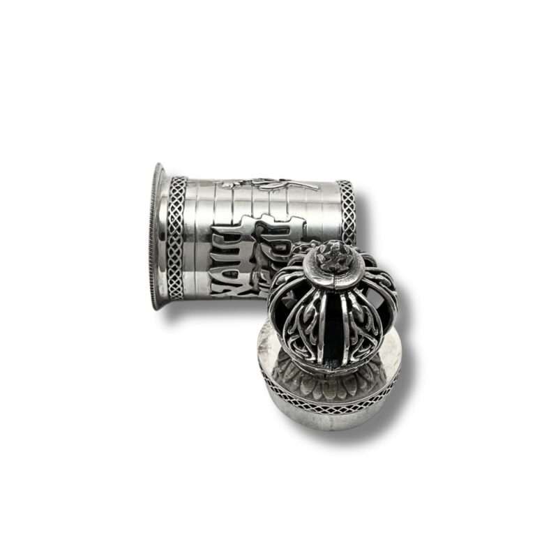 Handmade 925 Sterling Silver Megillat Esther Case with intricate filigree