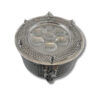925 Sterling Silver Seder plate with Hebrew inscriptions for Passover symbols