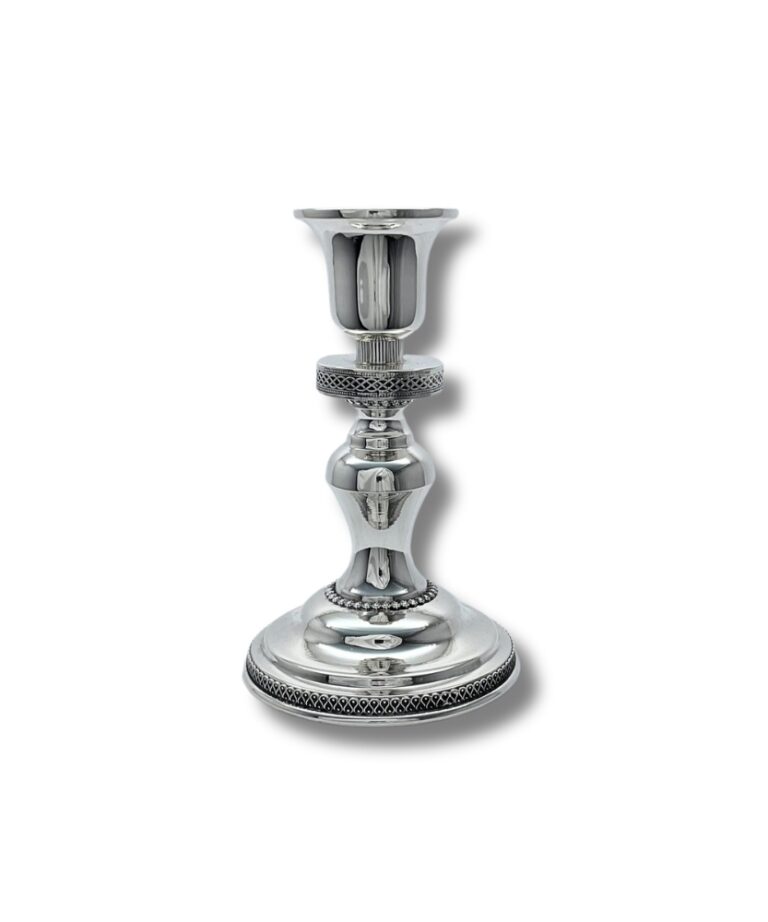 Havdalah Candle Holder made of 925 Sterling Silver with elegant detailing