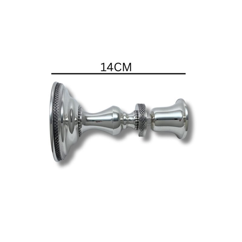 925 Sterling Silver Havdalah Candle Holder measuring 14 cm in length