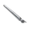 Sterling Silver Yad Torah Pointer with hammered design – angled view showing detailed hand and texture