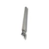 925 Sterling Silver Yad Torah Pointer photographed from a direct top view, showing full hammered body and hand